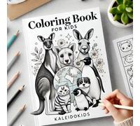 Coloring Book: Cute Animals in the World