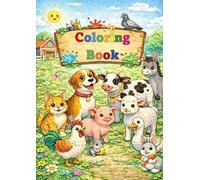 Coloring Book: domestic animals