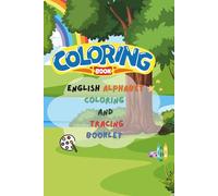 coloring book english alphabet coloring and tracing booklet