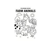 Coloring Book Farm Animals