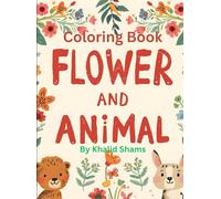 Coloring Book Flower And Animal