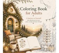 Coloring Book for Adults: A Journey to Yourself with affirmations for more peace, courage and inner strentgh