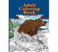 Coloring book for Adults and kids ,20+pages Animals, nature, birds and more