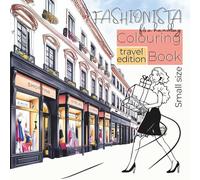 Coloring book for adults and Teens, 'Fashionista'.: Small travel edition, Cute and Easy designs for relaxation. Fashion theme. (Easy Coloring)