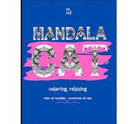 Coloring book for adults: Mandala Cats