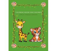 Coloring book for children: JUNGLE ANIMALS EDITION
