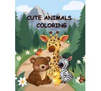 Coloring Book for Forest Animals: Bold and Easy Designs for Kids Ages 2-6