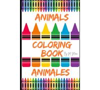 Coloring Book for Kids: Animals: Libro de Colorear de Animales para niños