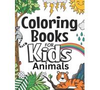 Coloring Book for Kids Animals playful shapes for ages 3-8