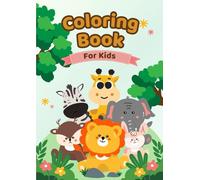 Coloring Book for Kids: AtoZ trace & Color, animals, sea life, bugs, vegetables