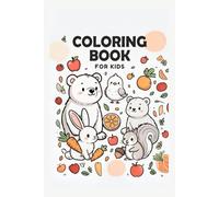 Coloring Book For Kids: Easy, clean illustrations designed to inspire creativity and fun.