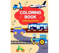 Coloring book for Kids -Vehicles