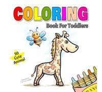 Coloring Book For Toddlers 2-4 Years - 50 Page Cute Animal