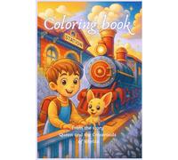Coloring book: From the story Queen and the Crossroads of Worlds 5-8