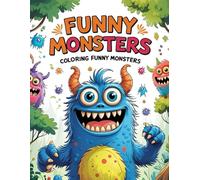 Coloring Book Funny Monsters