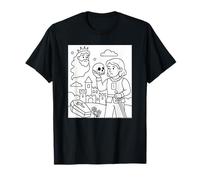 Coloring Book Hamlet Ghost Yorick Castle Shakespeare Giocare Maglietta