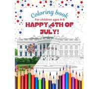 Coloring book: Happy 4th of July