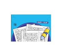 Coloring Book, Interactive Preschool Matching, Early Education Puzzle, Creative Skill Development, Learning Activity Resource, Kindergarten Tool for School Travel Activities Creative Outlet