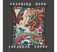 coloring book japanese tatoo