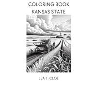 Coloring Book Kansas State: Adventure in the Sunflower State