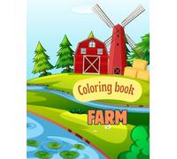 Coloring Book: Life On Farm , for kids