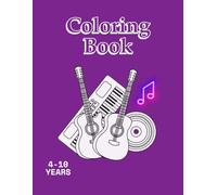 Coloring Book musical Instruments: For kids