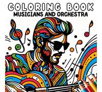 Coloring Book - Musicians and orchestra