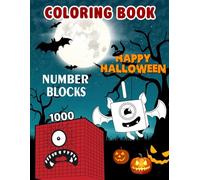 Coloring book Number Halloween for 3-8 year olds learning to count and get to know numbers 1-1000, Fun Coloring Book for ... to entertain and relieve ... kids!: New halloween coloring Book for kids