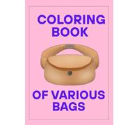 Coloring book of various bags