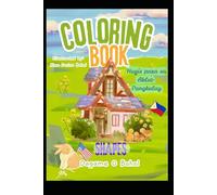 Coloring Book on Shapes: English and Tagalog