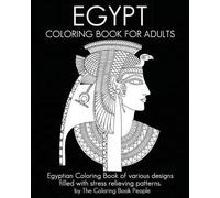 Coloring Book People Egypt Coloring Book For Adults (Tascabile)