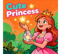 Coloring Book Princess Cute for Kids Ages 2-8: Build Focus Bold Line Big Coloring Pages Easter Basket Gift For Early Learners Improve Fine Motor ... Line Big Coloring Pages Easter Basket Gift