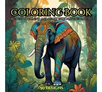 Coloring Book : Refresh Your Mind and Heart with Nature's Palett: Bold And Simple with Anti-depression features