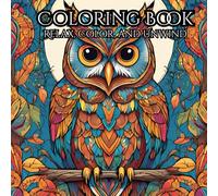 Coloring Book - Relax, Color, and Unwind: A Mandala Animal Journey for Mindful Creativity