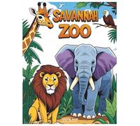 Coloring book: Savannah Zoo