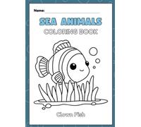Coloring book: Sea animals
