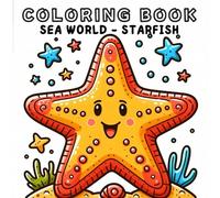 Coloring Book: Sea Animals World - Starfish