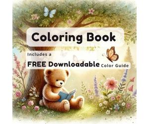 Coloring Book: Teddy's Cozy Slow Living