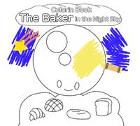 Coloring Book The Baker in the Night Sky