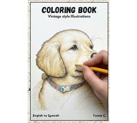 Coloring book: Vintage style illustrations