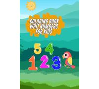 coloring book whit numbers for kids