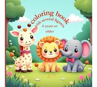 Coloring book with several figures