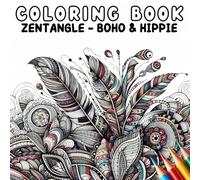 Coloring Book - Zentangle Boho and Hippie