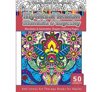 Coloring Books for Grownups Mythical Indian Mandala & Tapestry: Mandalas & Geometric Coloring Pages Anti-stress Art Therapy Books: Volume 24