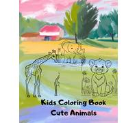 Coloring books for kids: Cute animals images