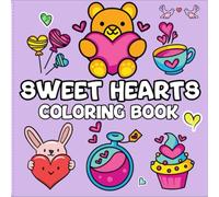 Coloring Books Sweet Heart: Simple and Cute Designs for Adults and Kids