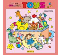 Coloring cute and soft toys