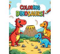 COLORING DINOSAURS: Libro para colorear dinosaurios