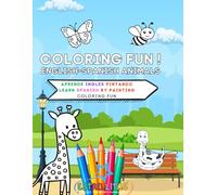 Coloring Fun! English-Spanish Animals: LEARN SPANISH BY PAINTING | APRENDE INGLES PINTANDO