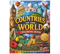 Coloring Journey Around The World: Featuring 50 Beautiful Countries
